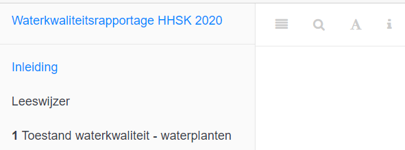 Screenshot van de menubalk